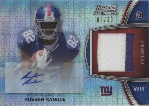 2012 Bowman Sterling Rueben Randle #BSAR-RR