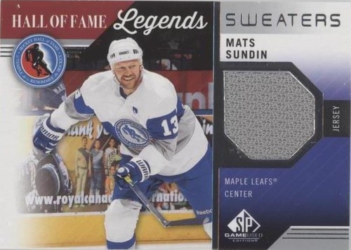 2021-22 Upper Deck SP Game Used - Mats Sundin #HOF-MS