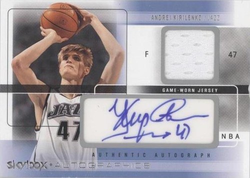 2004-05 Skybox Autographics - Andrei Kirilenko #AG-AK