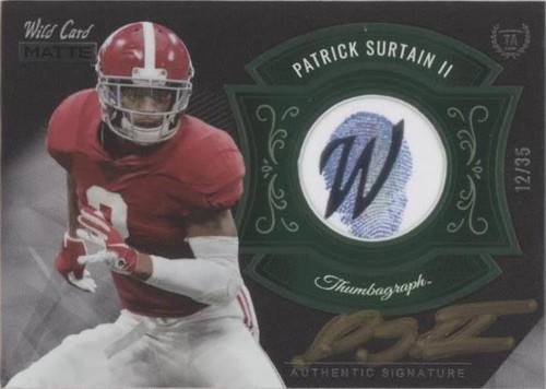 2021 Wild Card MATTE Patrick Surtain II #MTA-14