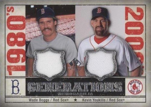 2008 SP Legendary Cuts - Kevin Youkilis Wade Boggs #GEN-BY