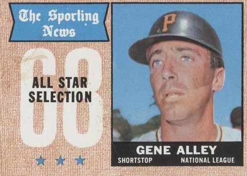 1969 TOPPS GENE ALLEY PITTSBURGH PIRATES #436 VG | eBay