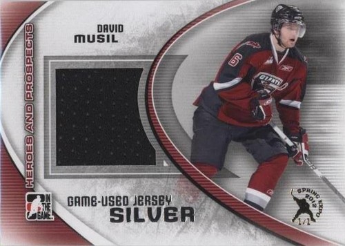 2011-12 In the Game Heroes and Prospects - David Musil #M-49