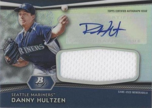 2012 Bowman Platinum Relic Auto Gold Refractor Danny Hultzen 