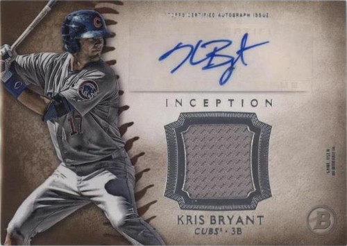2015 Bowman Inception - Kris Bryant #IAR-KB