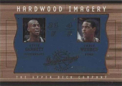 2001-02 Upper Deck Inspirations - Chris Webber/Kevin Garnett #KG/CW