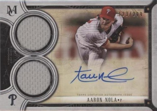 2018 Topps Museum Collection - Aaron Nola #DRA-AN
