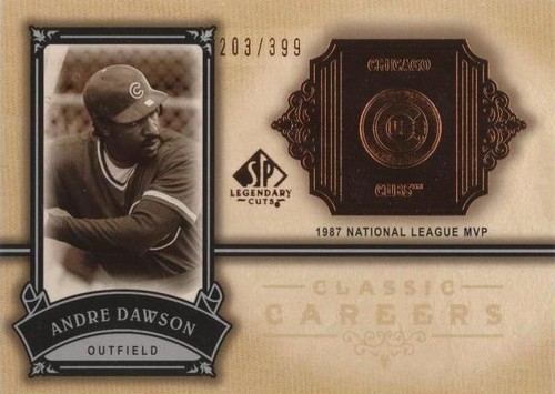 2005 SP Legendary Cuts - Andre Dawson #CC-AD