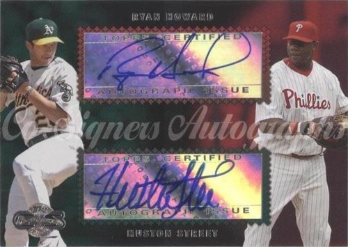 2006 Topps Co-Signers - Huston Street Ryan Howard #CS-31