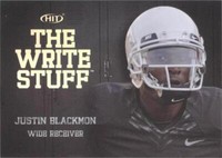 2012 SAGE Hit Justin Blackmon #WS11