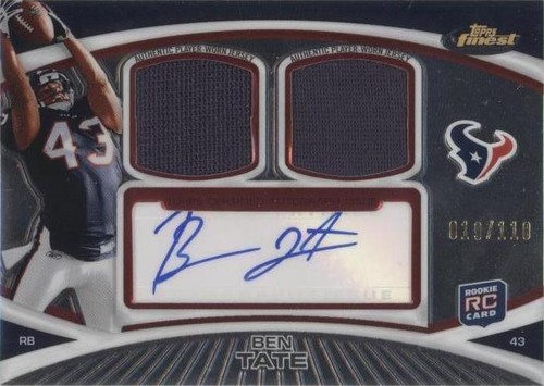 2010 Topps Finest Ben Tate #FADR-BT
