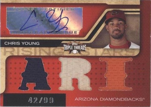 2008 Topps Triple Threads - Chris Young #195