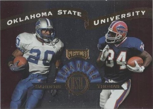 1999 Playoff Prestige SSD Barry Sanders Thurman Thomas #AM5
