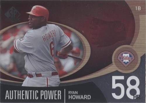2007 SP Authentic - Ryan Howard #AP-43