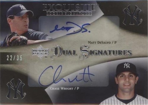 2007 Upper Deck Exquisite Rookie Signatures Baseball Trading Cards