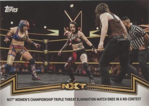 2018 Topps WWE Women's Division - Asuka Nikki Cross Ruby Riott #NXT-9