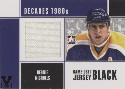 2010-11 In the Game Decades 1980s - Bernie Nicholls #M-04