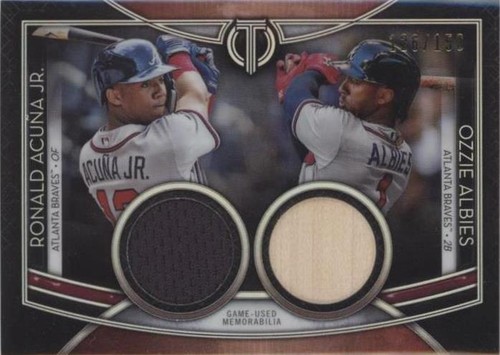 2020 Topps Tribute - Ozzie Albies Ronald Acuña Jr. #DR-AA