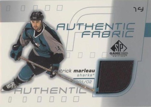 2001-02 SP Game Used Edition - Patrick Marleau #AF-PM