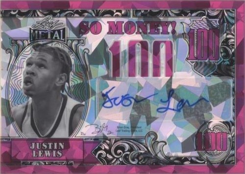 2021-22 Leaf Metal - Justin Lewis #SM-JL1
