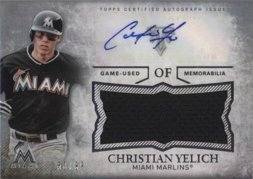 2015 Topps Triple Threads - Christian Yelich #UAJR-CY