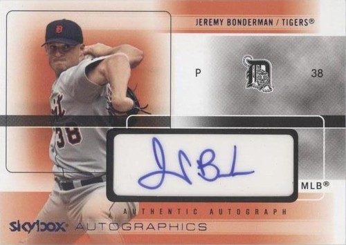 2005 Skybox Autographics - Jeremy Bonderman #AG-JB