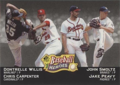 2006 SP Authentic - Chris Carpenter Dontrelle Willis Jake Peavy #SPAH-66