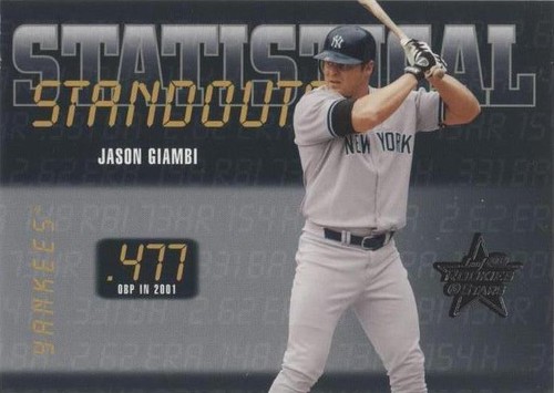 2002 Leaf Rookies & Stars - Jason Giambi #SS-17