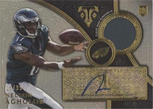 2015 Topps Triple Threads Nelson Agholor #TTRAR-NA