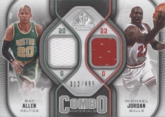 2009-10 SP Game Used - Ray Allen/Michael Jordan #CM-JA