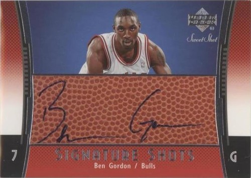 2004-05 Upper Deck Sweet Shot - Ben Gordon #SS-BG