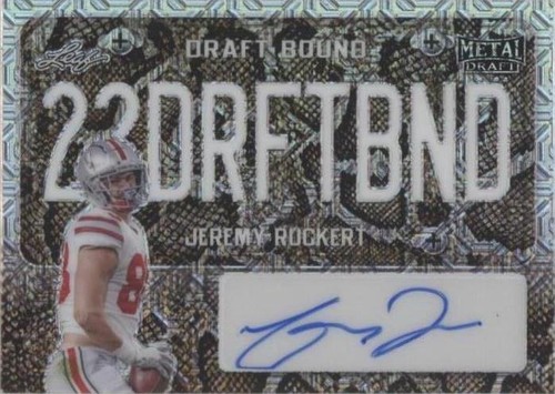 2022 Leaf Metal Draft Jeremy Ruckert #DB-JR3