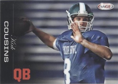 2012 SAGE Autographed Kirk Cousins #9