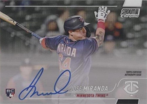 2022 Topps Stadium Club Chrome - Jose Miranda #SCCUA-JMI