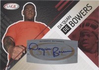 2011 SAGE Autograph Series Da'Quan Bowers #A-2