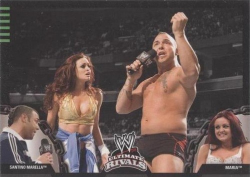2008 Topps WWE Ultimate Rivals - Maria Santino Marella #65