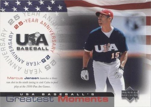 2004 Upper Deck USA Baseball 25-Year Anniversary - Marcus Jensen #USA-199