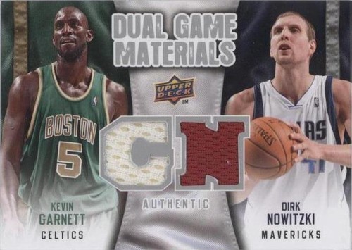 2009-10 Upper Deck - Dirk Nowitzki/Kevin Garnett #DG-GN
