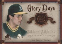 2005 SP Legendary Cuts - Jose Canseco #GD-CA