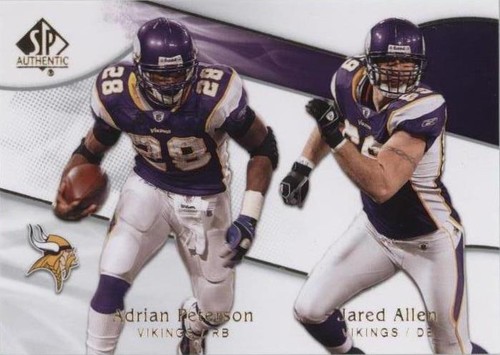 2009 SP Authentic Adrian Peterson Jared Allen #153