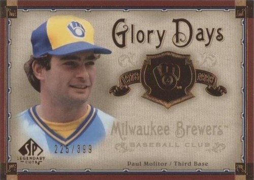 2005 SP Legendary Cuts - Paul Molitor #GD-PM