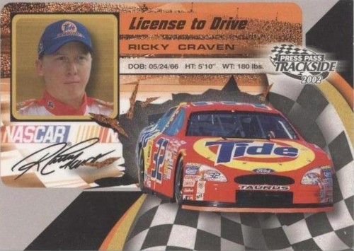 2002 Press Pass Trackside - Ricky Craven #LD 7