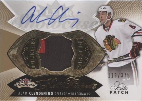 2014-15 Fleer Showcase - Adam Clendening #168