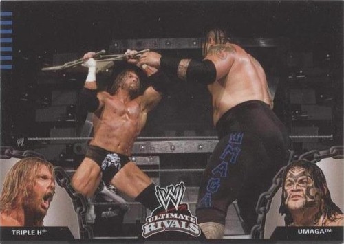 2008 Topps WWE Ultimate Rivals - Triple H Umaga #48