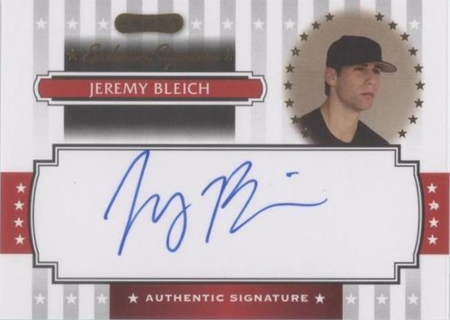 2008 Razor Signature Series - Jeremy Bleich #ES-19