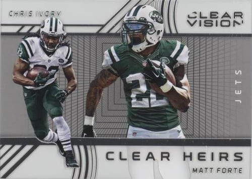 2016 Panini Clear Vision Chris Ivory Matt Forte #18