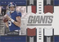 2017 Panini Plates & Patches Davis Webb #RQM-12