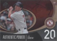 2007 SP Authentic - J.D. Drew #AP-22