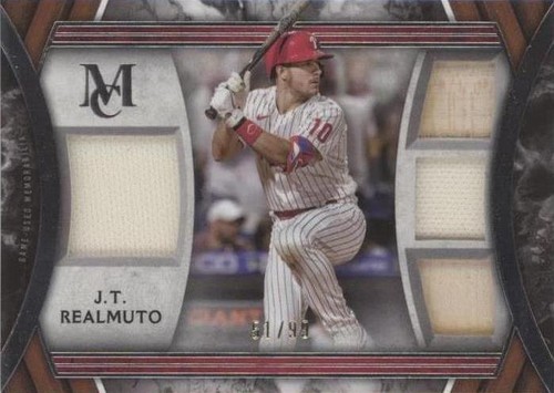 2022 Topps Museum Collection - J.T. Realmuto #SPPPQR-JR