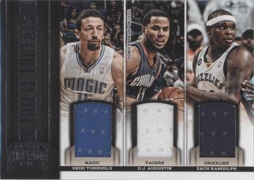 2012-13 Panini Threads - Zach Randolph/Hedo Turkoglu/D.J. Augustin #17